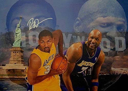 Ron Artest Kézzel Aláírt Dedikált 22x32 Feszített Vászon Meta Világ Béke uda vagy - Dedikált NBA Művészet