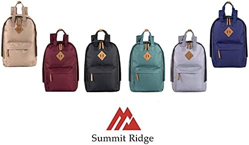 Summit Ridge Laptop Hátizsák Női, Férfi, Utazás, Iskola, Főiskola Hátizsák, Párnázott Hátsó, Állítható, Párnázott vállpánttal