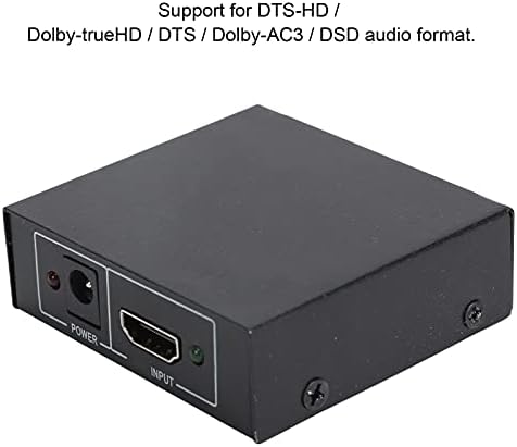 EBTOOLS HDMI Splitter 1 be 2 Ki, 3840 x 2160 4K Videó, Audio Forgalmazó, Tükör, Adapter, Támogatás 8/10/12bit Mély Szín(US