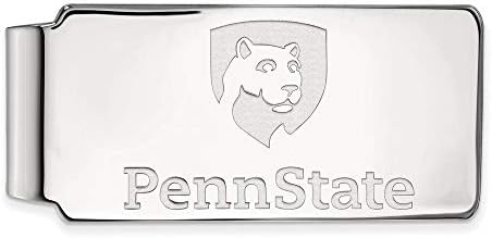 LogoArt 14k Fehér Arany Penn State University pénzcsipesz
