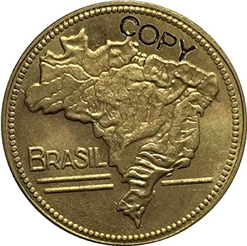 Kihívás Érme 1949 Brazília 2 BRZ Érmék Másolás Érmék 25MM Másolat Ajándék Neki Érme Gyűjtemény