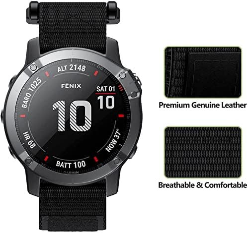 IOTUP 26 22MM Watchband Szíj, A Garmin Fenix 5 5X Plusz 3HR 6X 6 6SPro S60 MK1 Enduro Nézni Állítható Nylon Easyfit Csukló