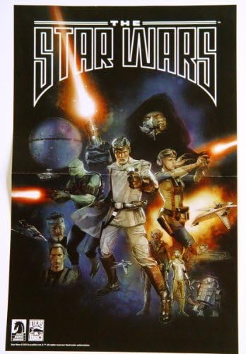Star Wars kétoldalas Hajtogatott Plakát, reklám, grafikai regényei Sötét Ló