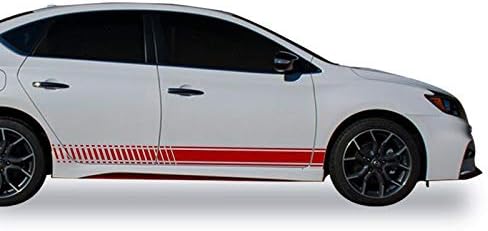 Buborékok Minták Alacsonyabb Sport Csík Kit Matrica Vinil-Kompatibilis Nissan Sentra 2013 - Jelen