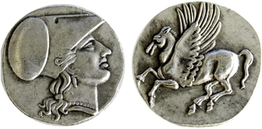 Ezüst Dollár Ókori görög Érme Külföldi Másolás Ezüst Bevonatú Emlékérme G15S
