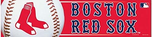 WinCraft MLB Boston Red Sox WCR64938081 Lökhárító Szalag, 3 x 12, Fekete