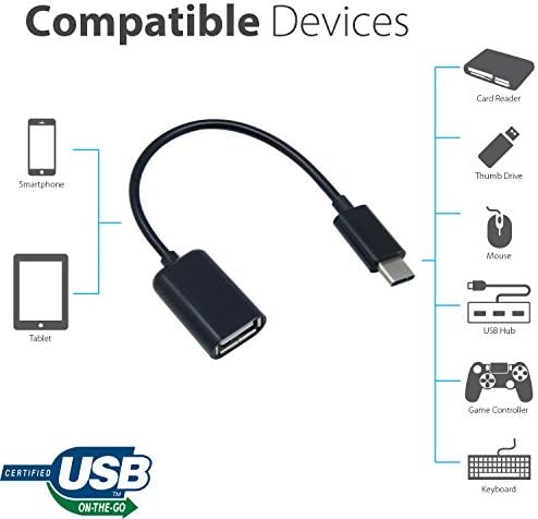 Működik, OTG USB-C 3.0 Adapter Dell XPS 17 - L701X, a Gyors, Ellenőrzött, Több használható Funkciók, mint Például a Billentyűzet,