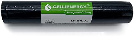 GEILIENERGY (3 Pack 3.6 V-os 2000mAh Digitális Akkumulátor Kompatibilis Streamlight Stinger 75375 75175 XT Lámpa Akkumulátor