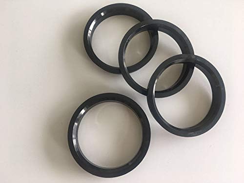 NB-AERO (4) Polycarbon Hub Központú Gyűrűk 72.56 mm (Kerék), hogy 59.2 mm (Hub) | Hubcentric Középső Gyűrű 59.2 mm 72.56
