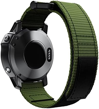 HAODEE 26 22MM Watchband Szíj, A Garmin Fenix 5 5X Plusz 3HR 6X 6 6SPro S60 MK1 Enduro Nézni Állítható Nylon Easyfit Csukló
