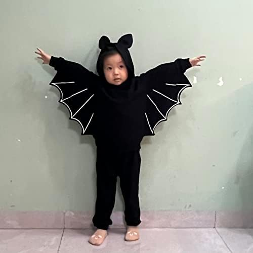 Varázslatos Parkban Baba Halloween Ütővel Játszó Ing, Nadrág Ruhák Kisgyermek Bat Ruhát Gyerekek Halloween Bat Ruházat