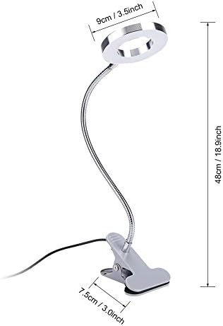 Dioche olvasólámpa csíptetős Íróasztali Lámpa, USB-Tárat Tetoválás Lámpa Hajlítható Asztal LED Világító a Szemöldök Tetoválás
