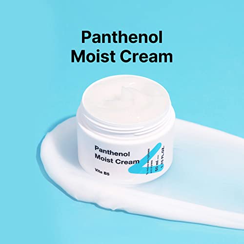 TIAM Panthenol Nedves Tejszín, 10% Panthenol Krém(B5-Vitamin), Hidratáló arckrém Érzékeny Bőrre, Szembe Hidratáló, Panthenol