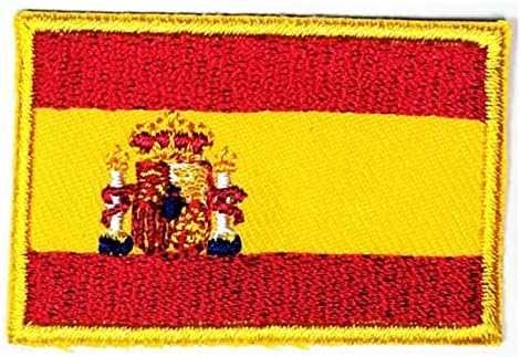 Kleenplus 1.1X1.6 HÜVELYK. Mini Spanyol Zászló Hímzett Javítás Vasalót Varrni A Lobogó szerinti Ország Nemzeti Jelkép Foltok