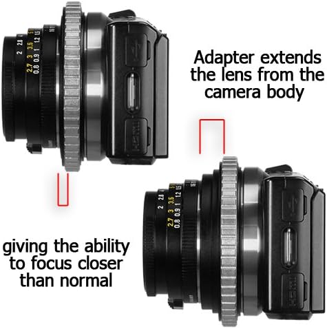 Fotodiox bajonett Adapter, Leica M-Objektív: Sony E-Mount NEX Fényképezőgépet Makró Fókuszálás Helicoid, Leica M - NEX Makró;