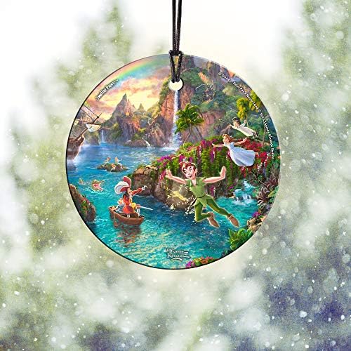 A Disney – Peter Pan – csingiling – Sohaország – 3.5 Csillagfény Nyomatok Lóg Üveg Nyomtatás Tartozék – Könnyű Elkapni Lóg