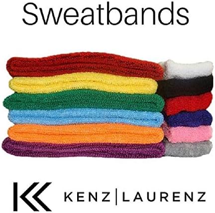 12 Sweatbands Pamut Sport Fejpánt bársonyból Nedvesség Wicking Sportos Kosárlabda Fejpánt által Kenz Laurenz