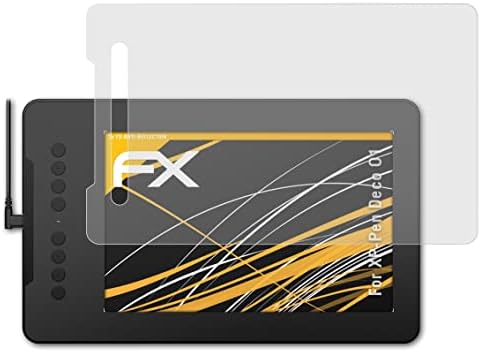 atFoliX képernyővédő fólia Kompatibilis az XP-Pen Deco 01 Képernyő Védelem Film, Anti-Reflective, valamint Sokk-Elnyelő FX