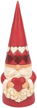 Enesco Jim Shore Geszt Creek Gnome Kezében egy Szív Figura, 6.5 Inch, Többszínű