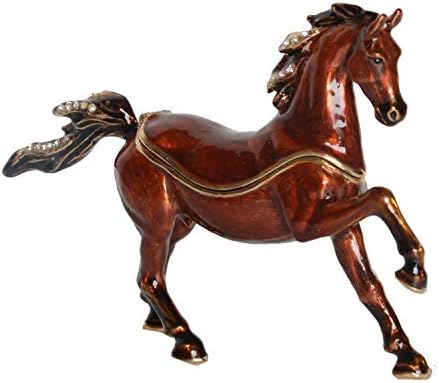 MIXDOM Arab Ló Csecsebecsét Doboz, ékszerdoboz, Kézzel Festett Dekorációs Doboz Csuklós Fedél Gyűrű Fülbevaló Jogosultja