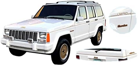 Phoenix-Graphix Csere 1991 1992 1993 1994 1995 1996 Jeep Cherokee XJ Teherautó Matrica StripeGraphic - Fényes Arany