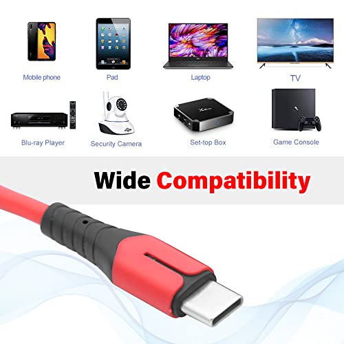 USB-C Kábel, 2-Komponensű USB A-USB C Kábel 3ft Puha Szilikon USB-C Kábel, C Típusú Felelős Kompatibilis a c-Típusú Eszközök