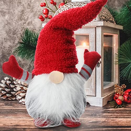 LUOZZY 48db Törpék Szakállát műszőrme Előre Vágott Gnome Szakáll a Ravaszkodó Fa Golyó Kézzel készített DIY Karácsonyi Party