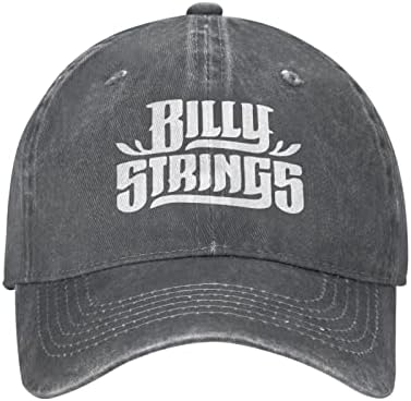 Billy Húrok Baseball Sapka Vintage Mosott Normál Kamionos Apa Kalapok a Férfiak, mind a Nő, Kalap Fekete