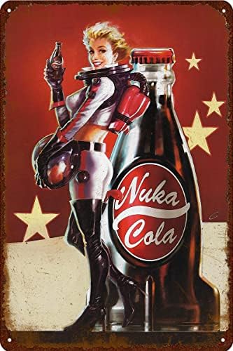 Nuka Cola Adóazonosító Jel Wall Art A Barlang,a Művészet Plakát, Bár, Pub, Garázs, Konyha, Kert, Fürdőszoba, Iroda, Otthon,8x12