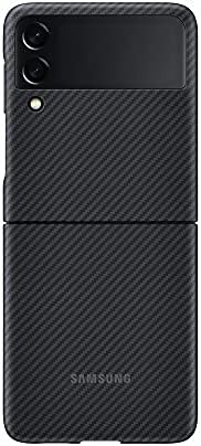 SAMSUNG Galaxy Z Flip3 Aramid-Fedelet - Hivatalos Ügy - Fekete