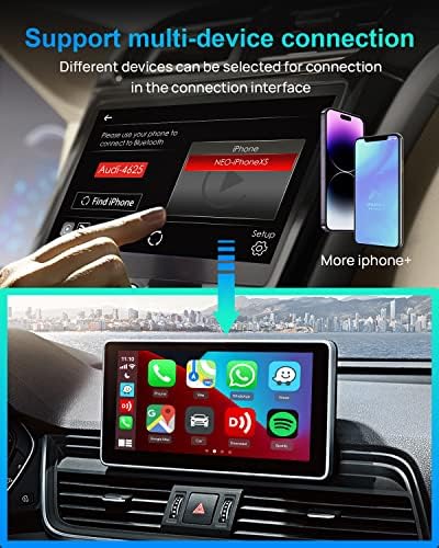 CarlinKit 3.0 2023 Vezeték nélküli Adapter,CarPlay Dongle alkalmas 98% Autók Vezetékes CarPlay,iPhone 6 vagy újabb(Nem az