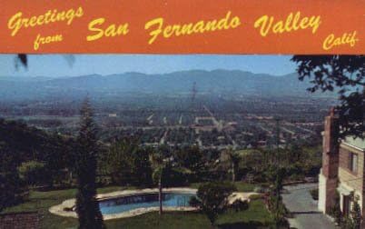 San Fernando Valley, Kalifornia Képeslap