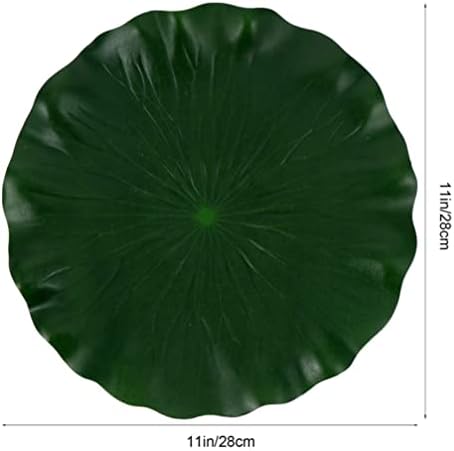 YARDWE Úszó Virágot Medence Mesterséges Úszó Lótusz Levelek Dekoráció: Lotus Lombozat Díszek DIY Micro Táj Dekoráció Mini
