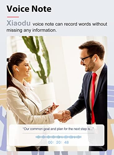XIAODU Smart Vezeték nélküli Fülhallgató, Hang Megjegyzés Könnyű Fejhallgató, a 13 mm-es Dinamikus Vezető Egység Típus-C