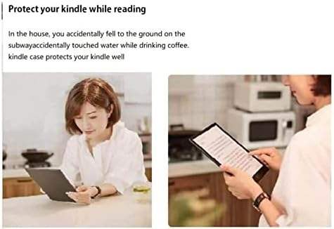 WunM Stúdió Kindle 6 2022 e-Olvasó az Esetben az Esetben az Új Kindle Paperwhite e-Olvasók 6(11 Gen, 2022 Kiadás),Ultra Könnyű,