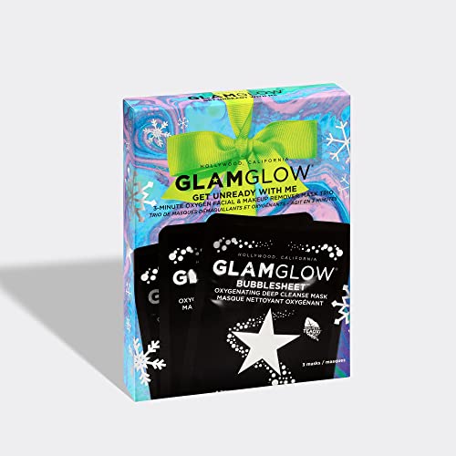 Glamglow Kap Felkészületlen Velem - Három Bubblesheet Méregtelenítő Maszk Beállítása