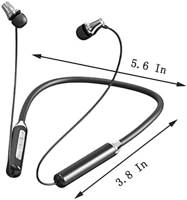 atinetok Bluetooth 5.1 Neckband Vezeték nélküli Sztereó Fejhallgató - Nagy Teljesítmény Könnyű Vízálló zajszűrő Mikrofon