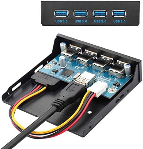 CY USB 3.0 HUB 4 Port előlap, hogy az Alaplap 20Pin Adapter SATA tápkábel 3,5 Floppy Bay Merevlemez-Meghajtó Caddy