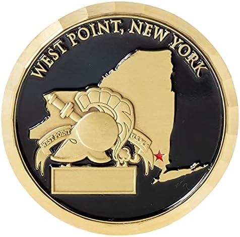 Egyesült Államok Katonai Akadémia USMA Hadsereg West Point Kihívás Érme, Kék Bársony Kijelző Doboz