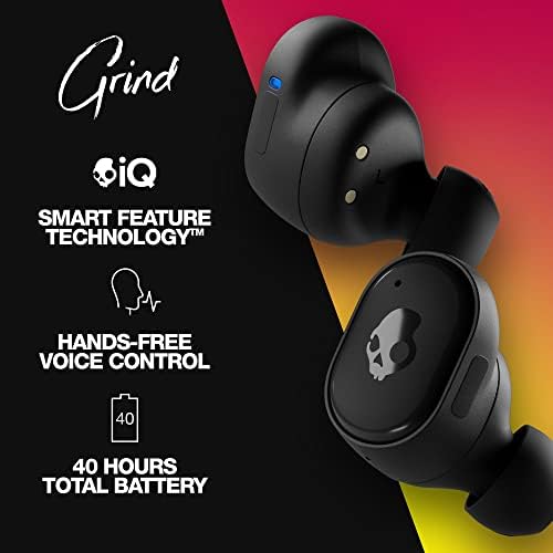 Skullcandy Grind Igaz Vezeték nélküli In-Ear Bluetooth Fülhallgató Kompatibilis iPhone, illetve Android / Töltés Esetben