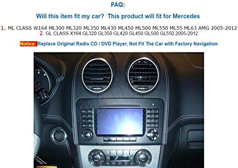 RoverOne Android Rendszer Autós DVD-Lejátszó, a Mercedes-Benz W164 ML320 ML350 GL320 GL420 GL450 GL500 2005-2012 Multimédiás