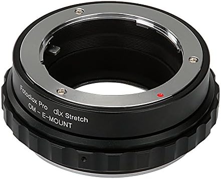 Fotodiox DLX Szakaszon bajonett Adapter - Olympus Zuiko (OM) 35mm-es Objektív Sony Alpha E-Mount tükör nélküli Fényképezőgép