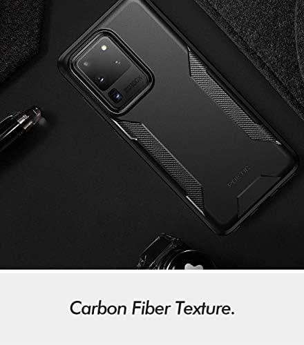 Költői Karbon Pajzs Sorozat Célja a Samsung Galaxy S20 Ultra-Case, Slim Fit Sokk Elnyelő Prémium Rugalmas, Puha TPU tok Szénszálas