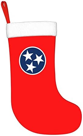 CUTEDWARF Tennessee-i Állami Zászló Christma Harisnya karácsonyfa Díszek Karácsonyi Zokni a Karácsonyi Ünnep Party Ajándékok,