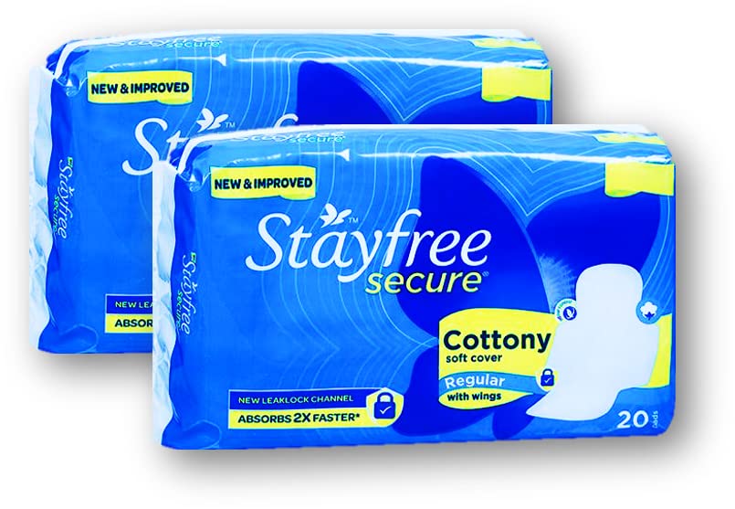 Stayfree Biztonságos Cottony Szárnyak 20N (Csomag 2) Egyedi