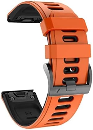 TRDYBSK Szilikon gyorskioldó Watchband Pántok a Garmin Fenix 7 7 X 7-ES Smartwatch Easyfit 20 22 26mm karkötő (Szín Yellow,