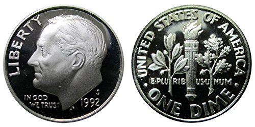 1992 S Roosevelt-Bizonyíték Ezüst Érmét 10c DCAM MINKET Menta