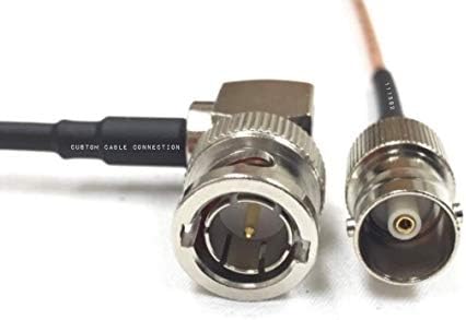 2 Láb HD-SDI RG179 derékszögű Férfi BNC, hogy a Női BNC (75 Ohm) Kábel BMCC BMPC Hyperdeck Kamerák által Egyéni Kábel Kapcsolat