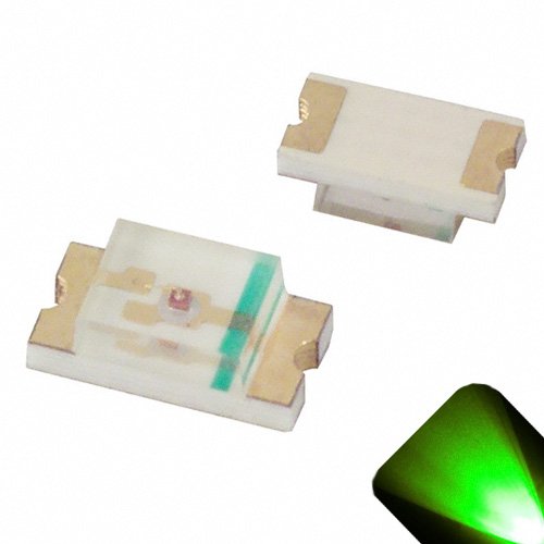 1206 SMD Tiszta Zöld - Ultra Fényes LED (Csomag 100)