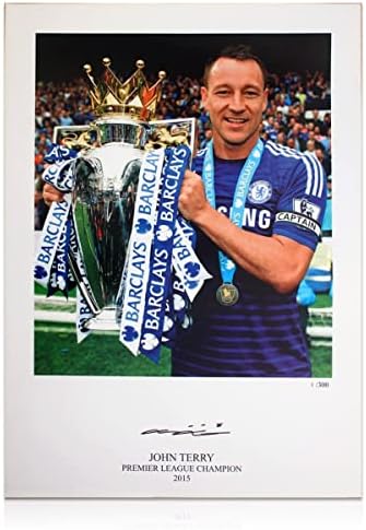 John Terry Aláírt A Chelsea Fotó: Premier League Bajnoka | Dedikált Emléktárgyakat